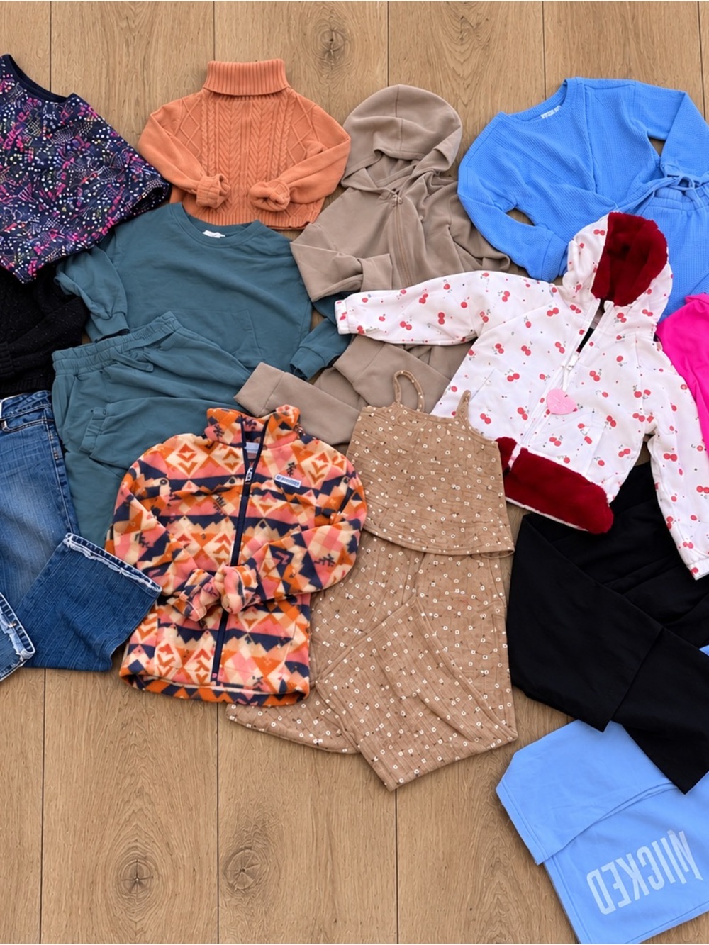 Girls Size 6 Clothing Lot Bundle Fall Winter Wardrobe 19pc Matching Sets Kids